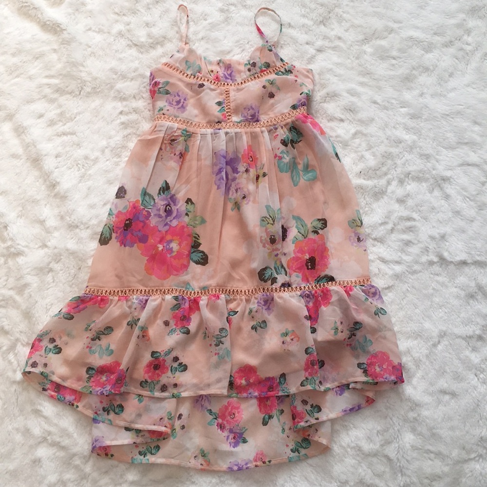 Girls Floral Spring Dress